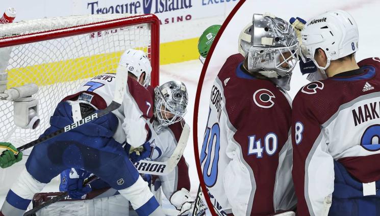 Александър Георгиев - Александър Георгиев спаси 19 удара за победата на Колорадо в НХЛ
