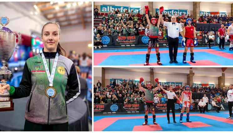 кикбокс - Кикбоксьорите ни бият яко, спечелиха още три титли от световното в Португалия