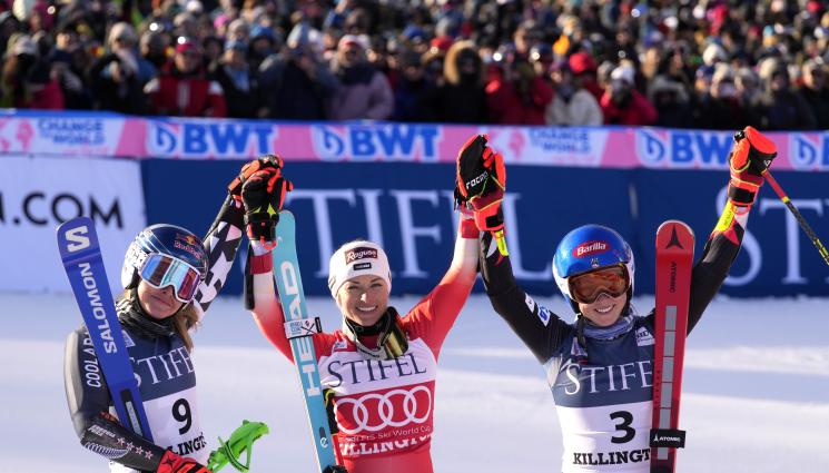 ски алпийски жени - Швейцарката Лара Гут-Бехрами триумфира в гигантския слалом в САЩ
