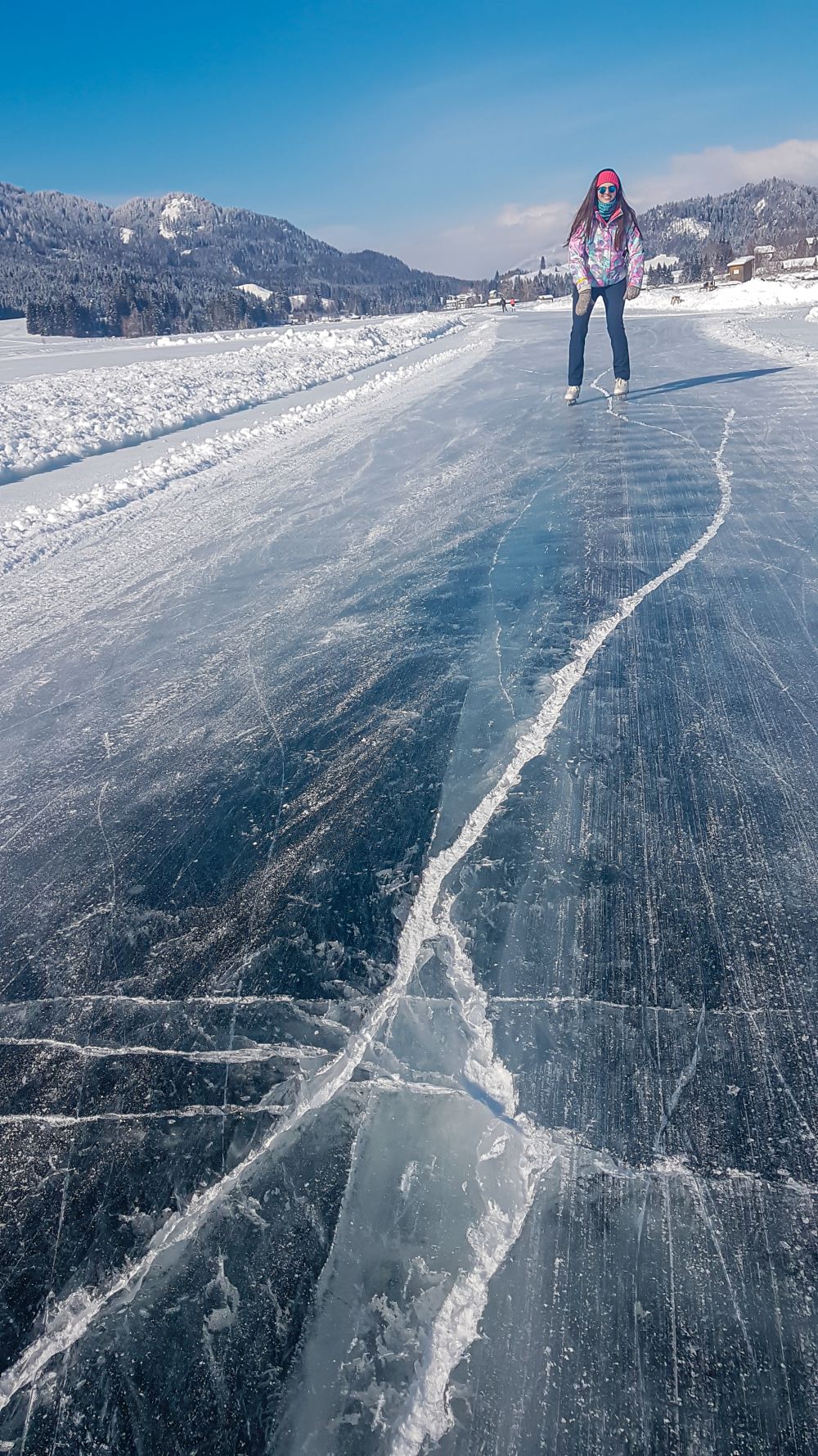 Езерото Weissensee в Техендорф, Австрия