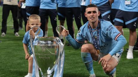 Фил Фодън и синът му