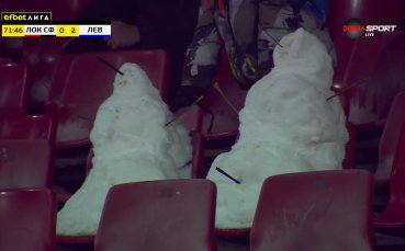 Снегът не успя да уплаши феновете на Локомотив София и