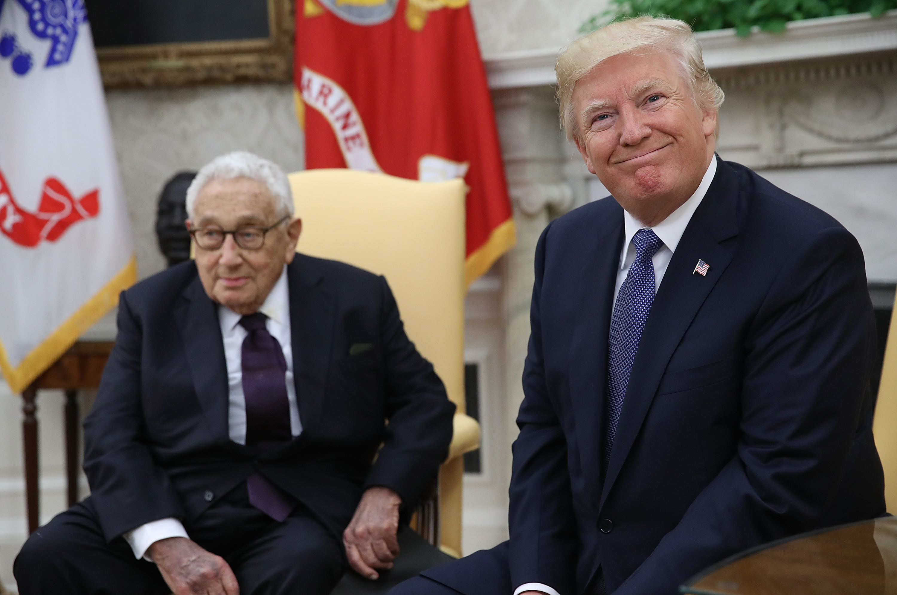 Хенри Кисинджър и Доналд Тръмп