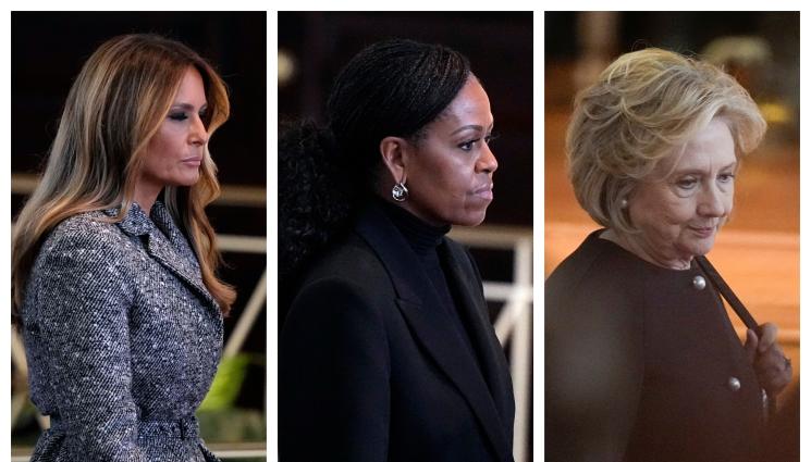 Мелания Тръмп Мишел Обама Хилъри Клинтън - НЕЖНА СИЛА: Хилъри, Мишел и Мелания се събраха! (СНИМКИ+ВИДЕО)