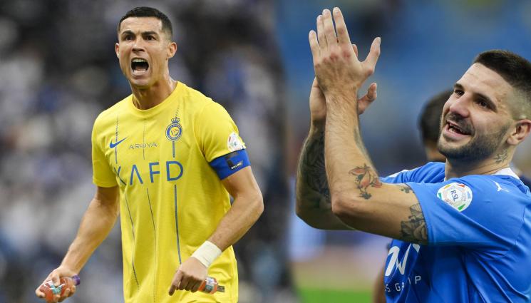 Митрович Роналдо - Урок по сръбски: Митрович и Милинкович-Савич разплакаха Роналдо в саудитското дерби