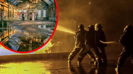 пожар фабрика