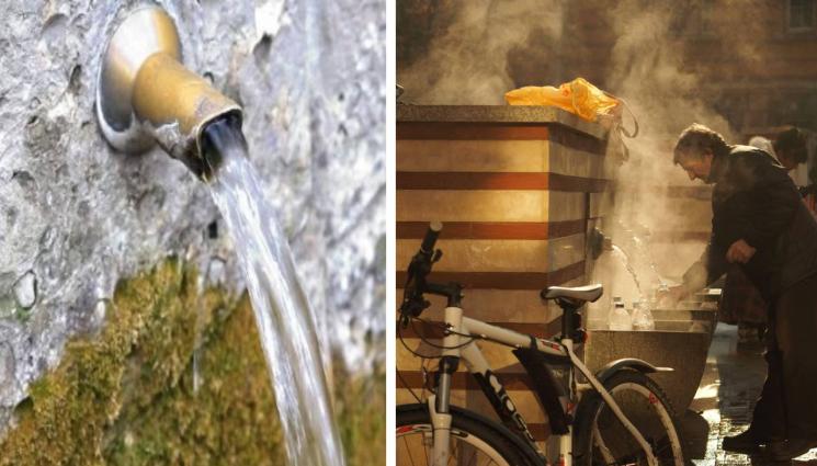 минерална вода минерални извори - Заради забраната за стари автомобили в центъра: Качват минералната вода на колелото!