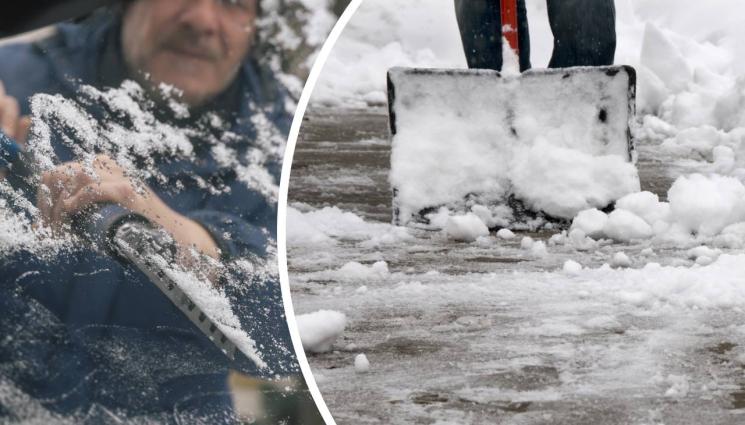 чистене на сняг - КОВАРНА ЗИМА: Радиоводещият Димитър Павлов пострада заради поледицата в столицата