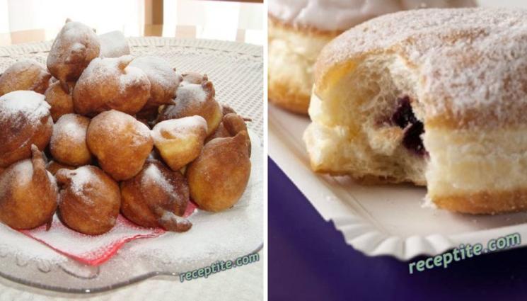 рецепти - ПЪРЖЕНО И СЛАДКО: Бързи понички Бисмарк, лесни мушмулки или тулумбички