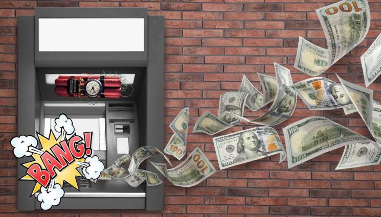 банкомат взрив пари - Рапър взривява банкомати наред, за да финансира клиповете си