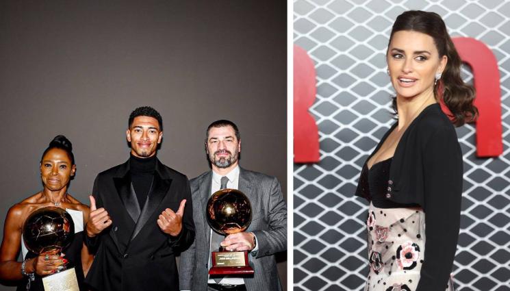 Джуд Белингам Пенелопое Крус - Джуд Белингам обра наградите с мама и татко