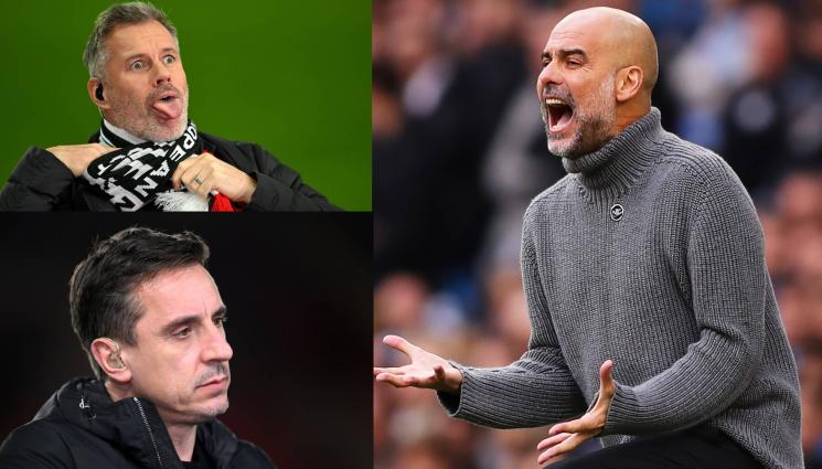 Гуардиола Карагър Гари Невил - Гуардиола изтрещя: Пеп се разбесня като врага си Жозе Моуриньо