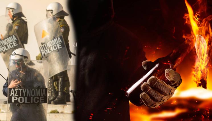 огън Молотов - Волейболна патаклама: Кървава битка в Гърция с огън, газ, камъни на Олимпиакос - ПАО