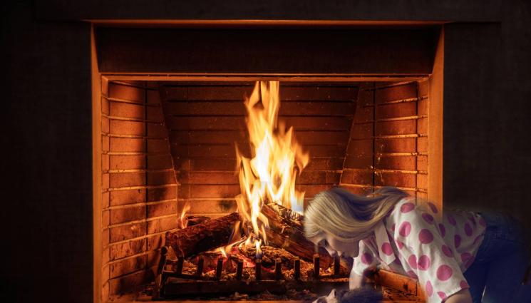 секс - ЛАСКИ ПРЕД КАМИНАТА: Поза Коледни звънчета разпалва страстите