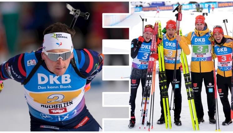 биатлон - Норвегия триумфира в мъжката щафета в биатлона, България завърши 13-а