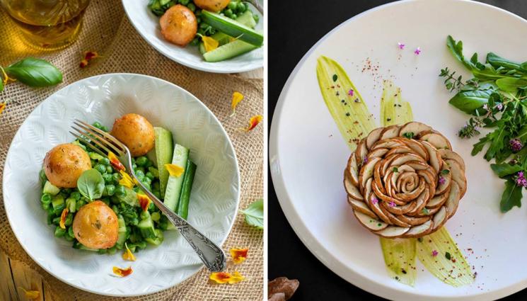 рецепти - САЛАТИ С ЙОЛИ: От мариновани гъби и бахар или от грах и чушка с моцарела