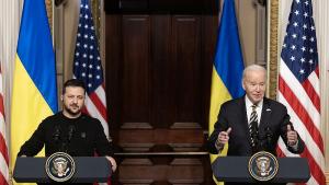 Президентите на Украйна и САЩ заявиха че ако Киев не