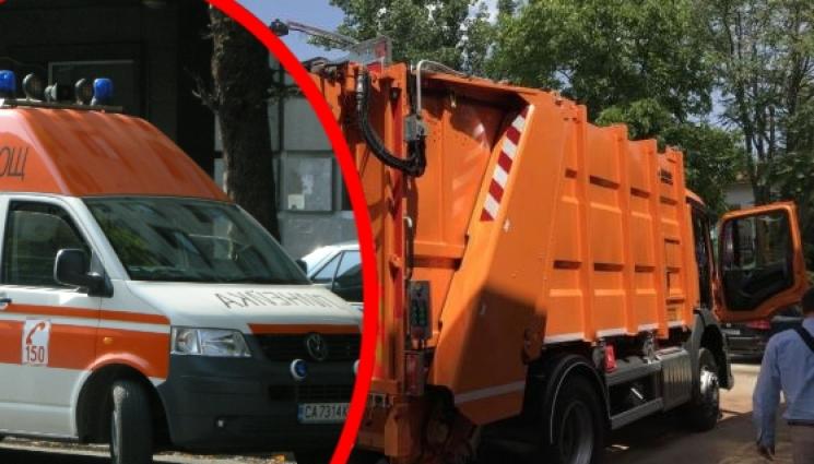 камион - УЖАС! Боклукчийски камион прегази пешеходка