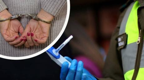 тест наркотици жена