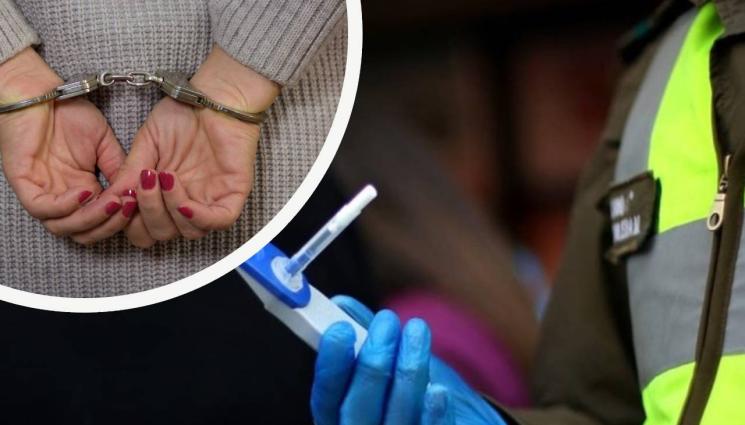 тест наркотици жена