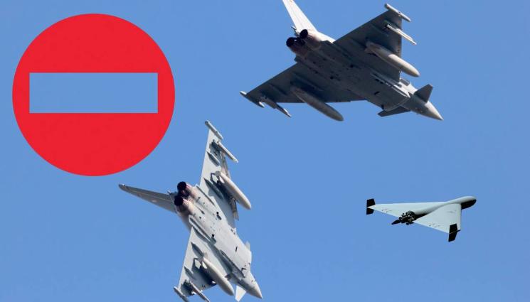 Юрофайтър Eurofighter дрон - КОД ЧЕРВЕНО: Русия наруши въздушното пространство на НАТО!
