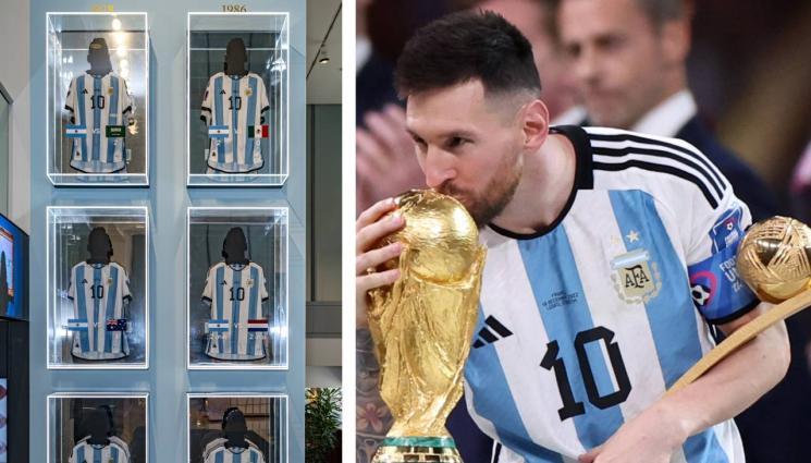 Лионел Меси - РЕЛИКВИ: 6 фланелки на Меси от Мондиал 2022 купени на търг за 7,8 милиона долара