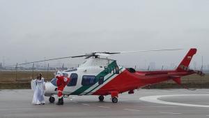 Управляван от Снежанка хеликоптер кацна в авиобазата на Гранична полиция