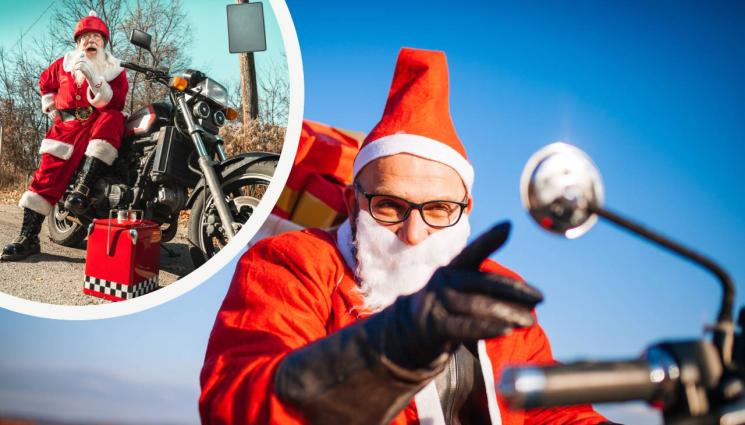 дядо коледа - ПРЕДПРАЗНИЧНО: Дядо Коледовци на мотори кръстосват улиците