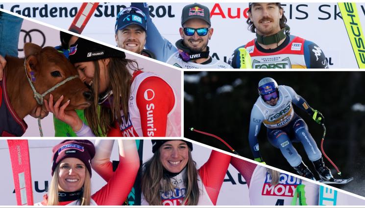 ски - Италианецът Парис триумфира в спускането на страховитата писта „Саслонг“