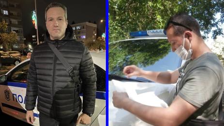 полицай спасил бебе