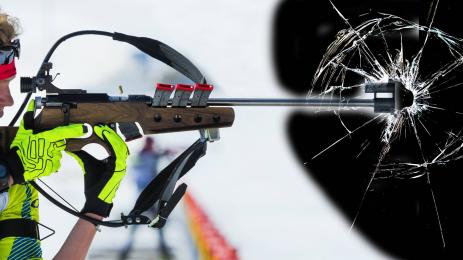 биатлон пушка