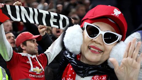 фенове Юнайтед Ливърпул