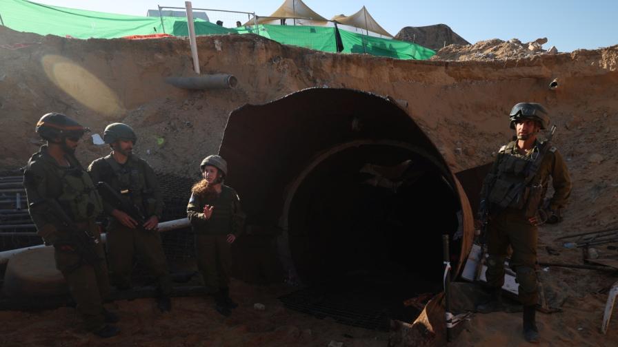 Израел откри най-големия досега тунел на "Хамас"