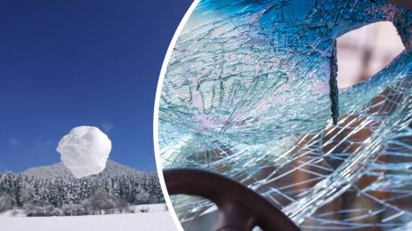 снежна топка кола