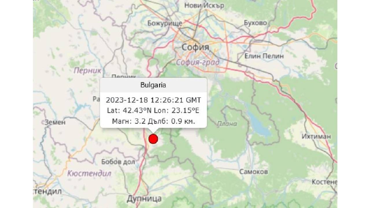 земетресние Бобо дол