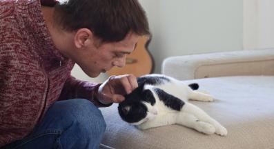 котка и собственик