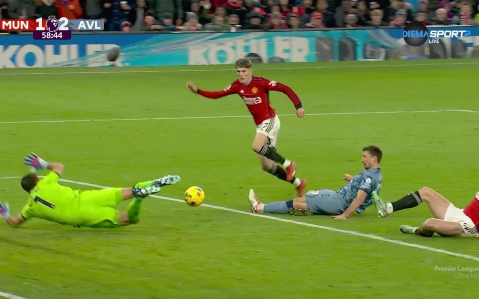 Алехандро Гарначо все пак успя да се разпише във вратата