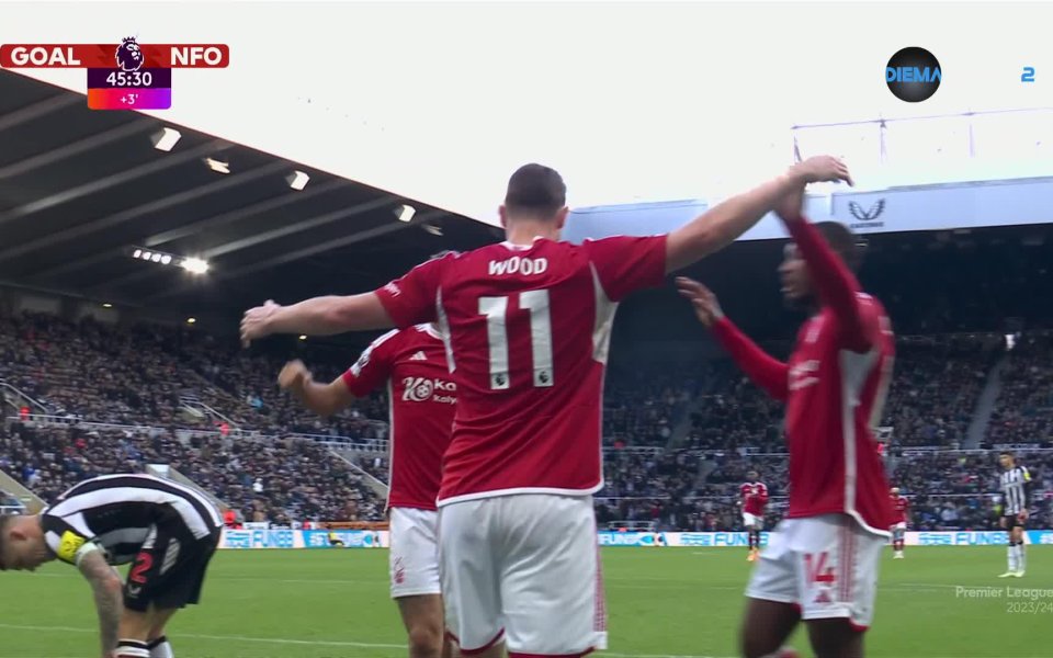 Крис Ууд е едва 7-ия футболист, който вкарва хеттрик на