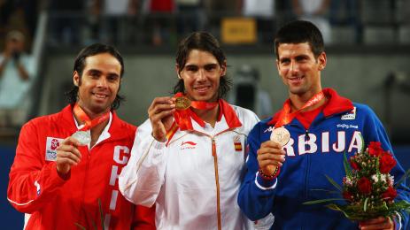 Джокович Надал Пекин медал
