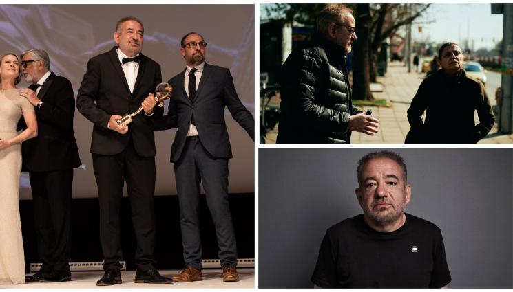 Стефан Командреев - Режисьорът Стефан Командарев пред 