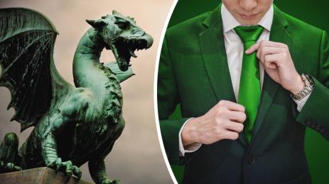 зелен дракон