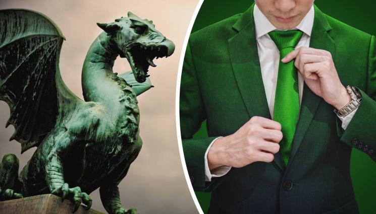 зелен дракон - Зеленият дракон диктува модата в новогодишната нощ