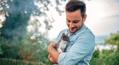 котка и собственик