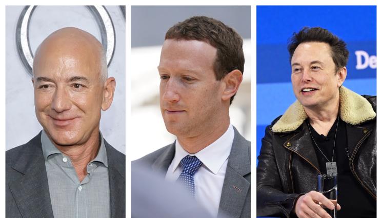 Илон Мъск Джеф Безос Марк Зукърбърг - МЕРЯТ СИ ПАРИТЕ: Зукърбърг изпревари Джеф Безос!