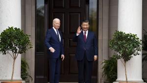 Президентите на Китай и САЩ Си Цзинпин и Джо Байдън