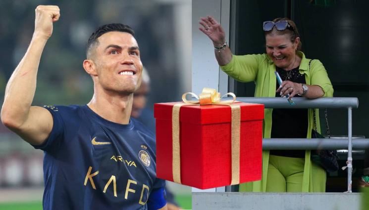 Кристиано Роналдо - Роналдо с мил и скъп жест към майка си (ВИДЕО)