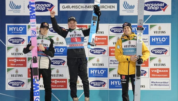 ски скок - Словенец спечели ски скоковете в Гармиш