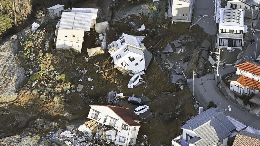 Земетресението в Япония: Жертвите вече са 92, в неизвестност са 242 души