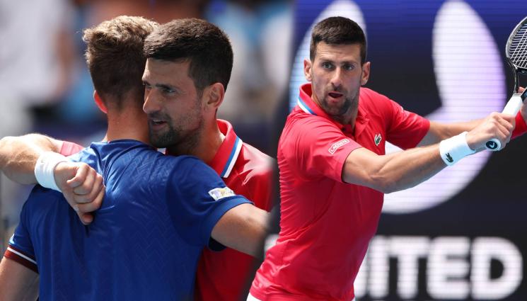 Джокович Лехечка - Да ти имам номерата! Новак Джокович поиска медицински таймаут след като запецна с Лехечка