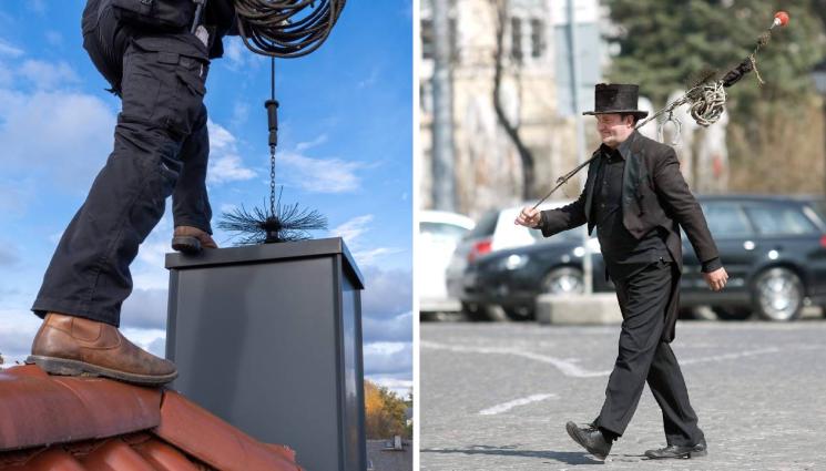 коминочистач - Коминочистачът идва за 40 лв. на час, взимат до 250 лв. за отпушване